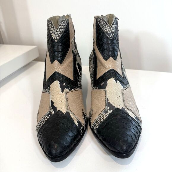 Amuse Society Matisse Last Call Western Festival Ankle Booties Women 8.5 - Picture 4 of 12